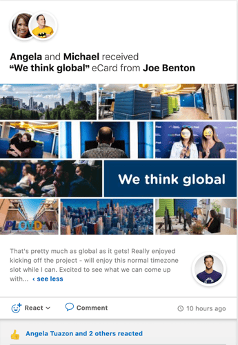 continuous employee recognition