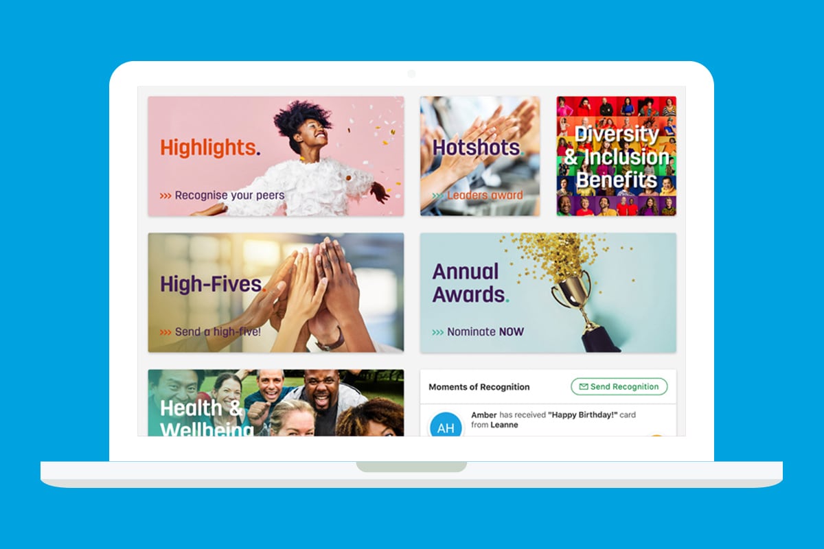 employee engagement platform - example of hub