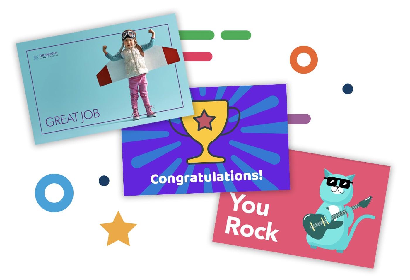 staff rewards - eCard examples